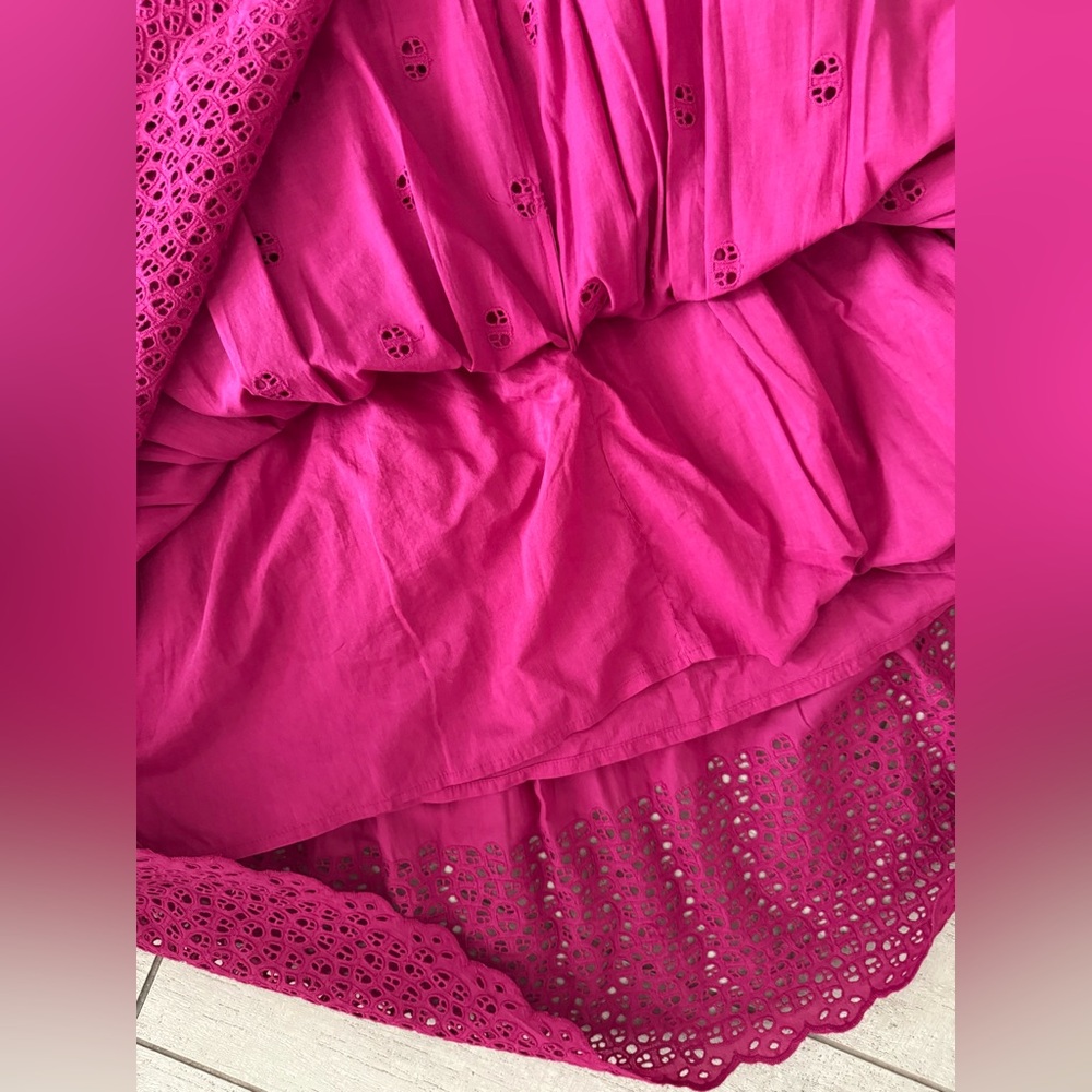 New!  Ulla Johnson Jessa Dress In Ruby (Pink) - Size 4 - Picture 6 of 10